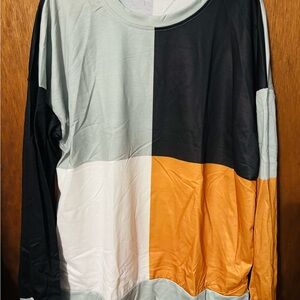 Women’s Color Block Long Sleeve Shirt